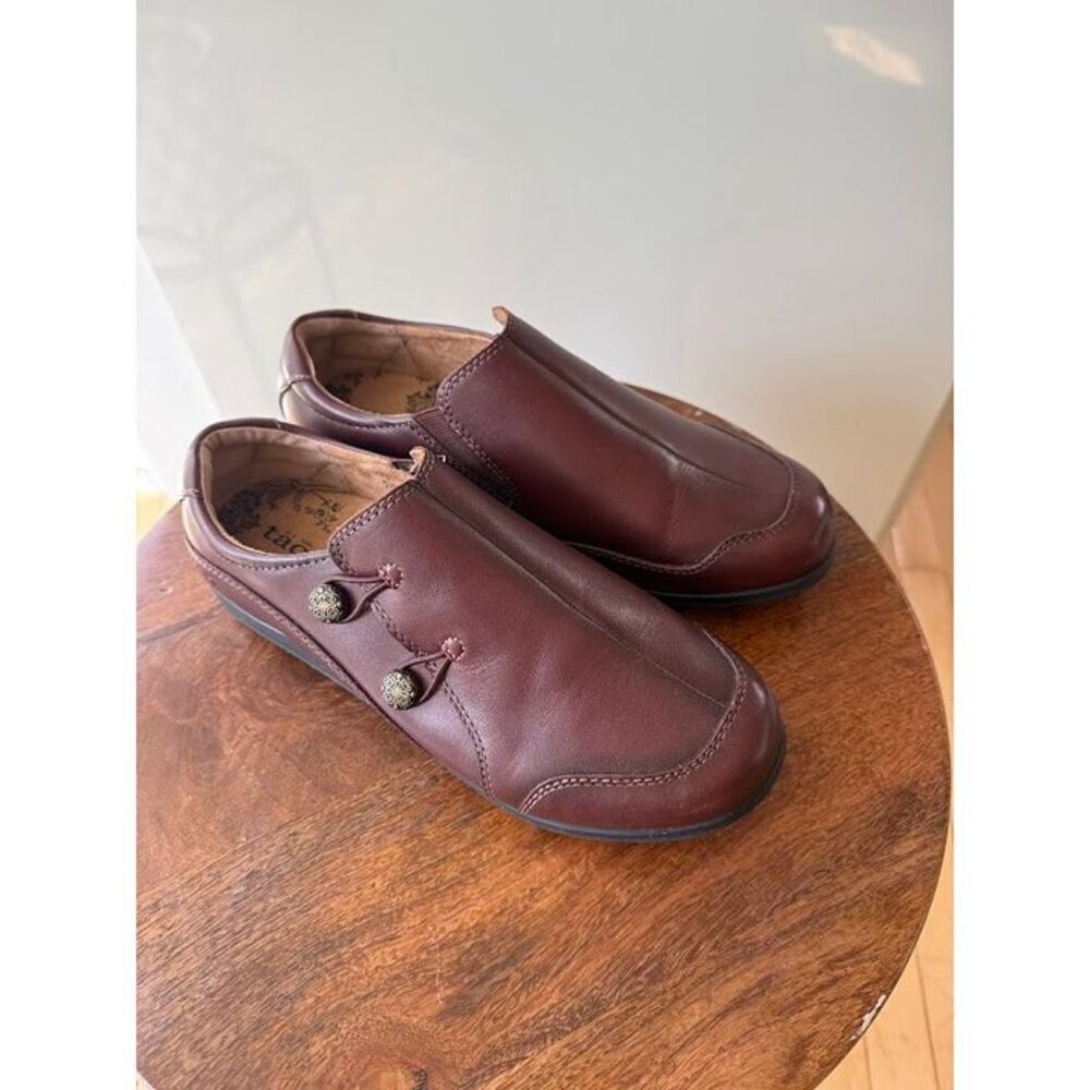 Taos Blend Slip-On Shoes In Whiskey Leather